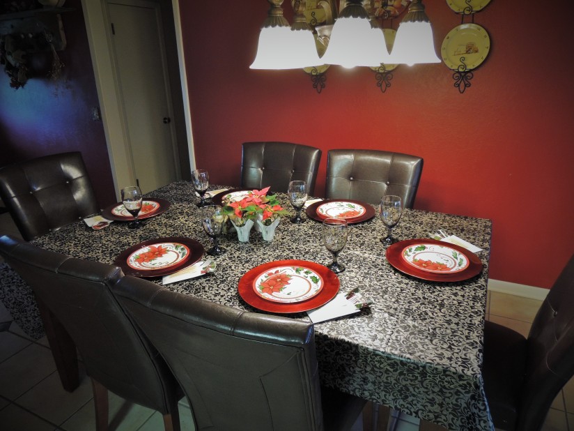 Christmas Dinner table