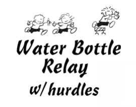 Water Bottle Relay w Hurdles