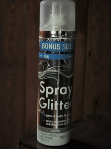 glitter spray