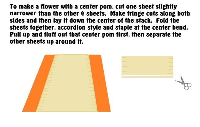Tissue Paper Flower instruction4