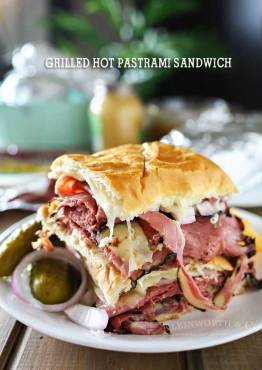 Grilled-Hot-Pastrami-Sandwich